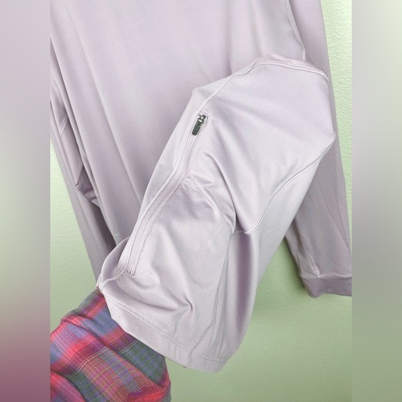 Coolibar Men's XL UPF 50+ Agility Perfromance Pullover Lilac Purple Long Sleeve - Picture 15 of 15